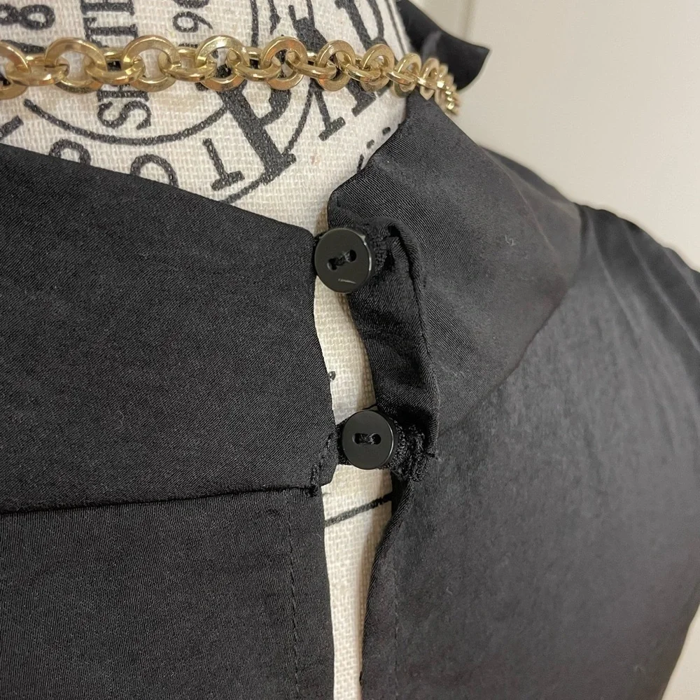 Astr Black Blouse Size Large - Picture 5 of 9